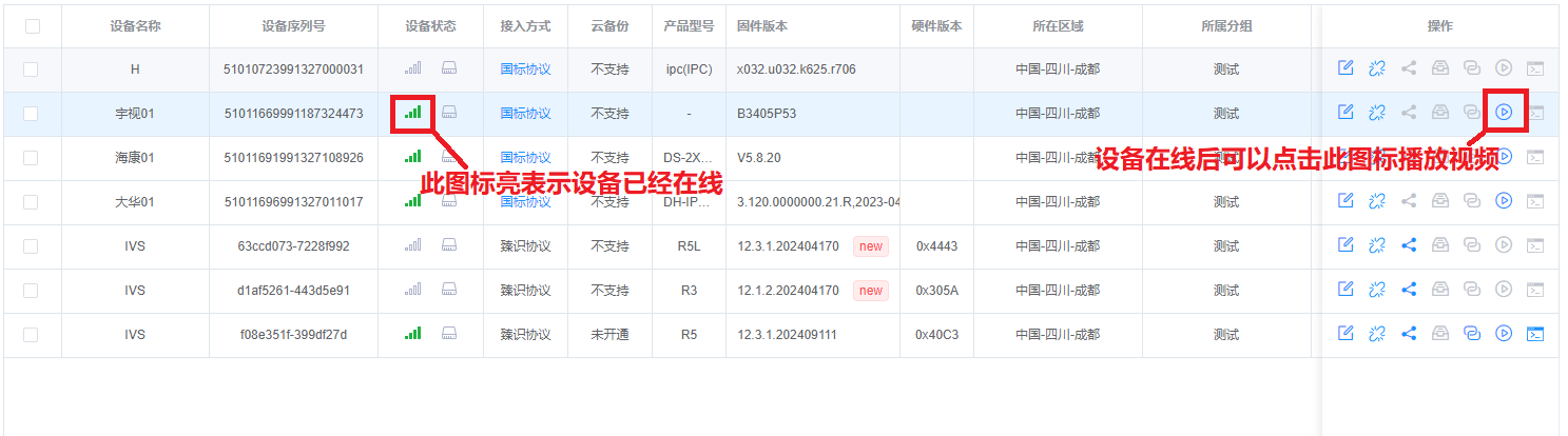 测试设备